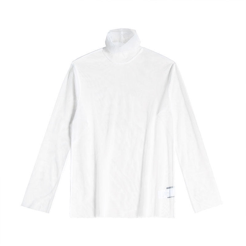 Mesh Hollow Loose Long Sleeved Top