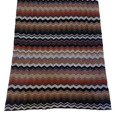Zigzag Striped Knitted Maxi Dress