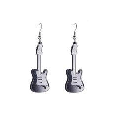 Classic Guitar Dangle Earrings