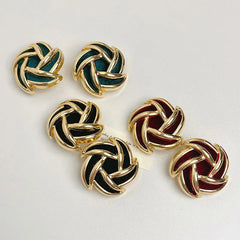 Retro Spiral Earrings