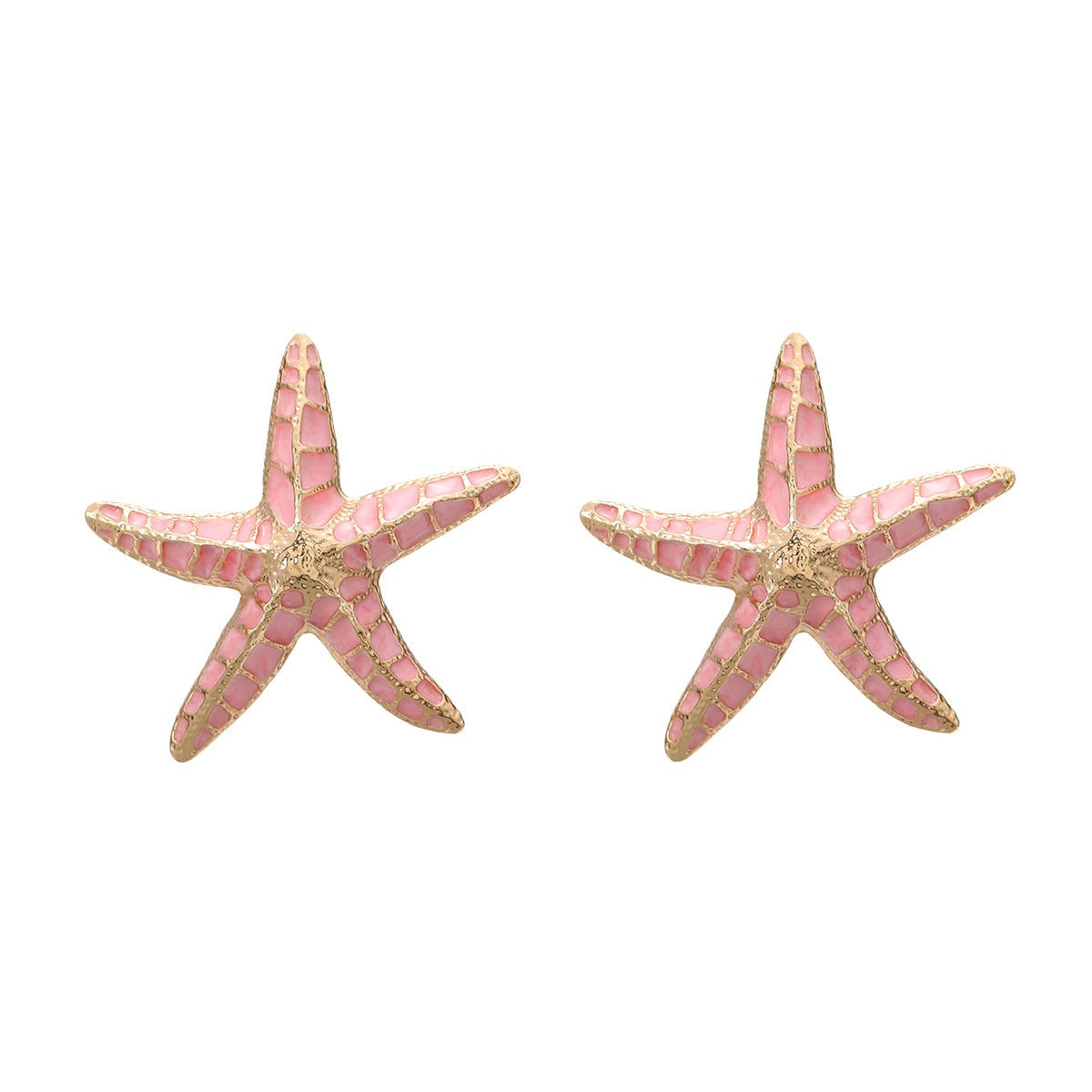 Starfish Drip Oil Earrings