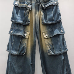 Distressed Vintage Work Jeans