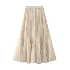 Two-Sided Mesh Spliced Skirt