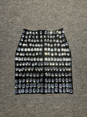 Diamond Studded Bandage Skirt