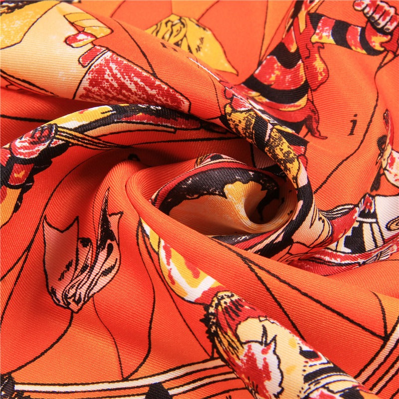 Mythical Series Printed Twill Scarf