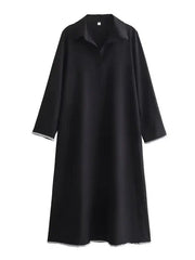 Minimalist Lace Long Sleeved Dress