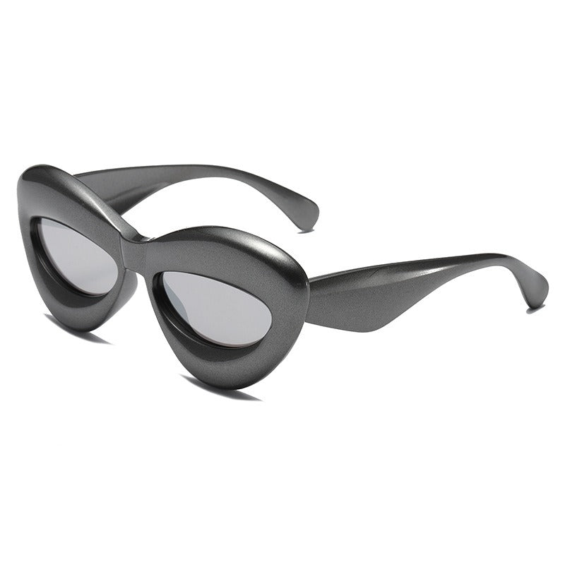 Thick Frame Cat-Eye Sunglasses