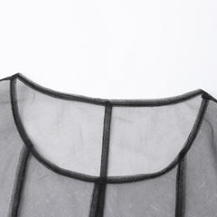 Irregular Multi Layered Mesh Dress
