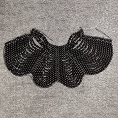 Pearl Chain Shawl Top