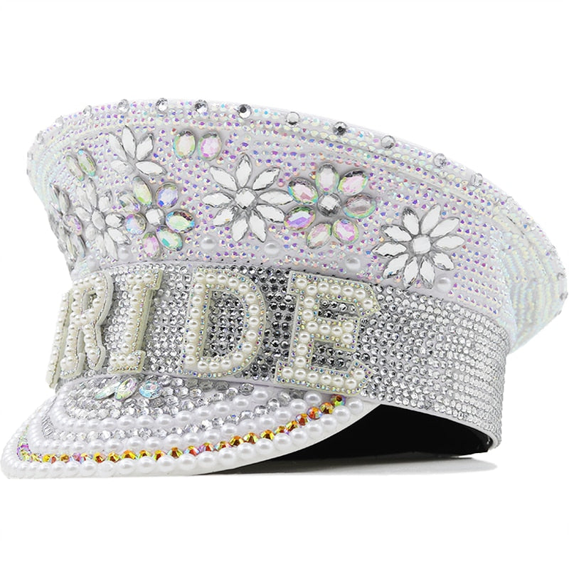 Diamond Studded Party Performance Hat