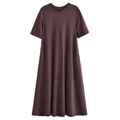 Classic Cotton Midi Shirt Dress