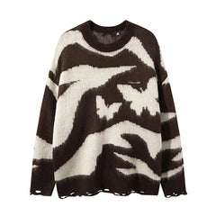 Butterfly Jacquard Knitted Sweater