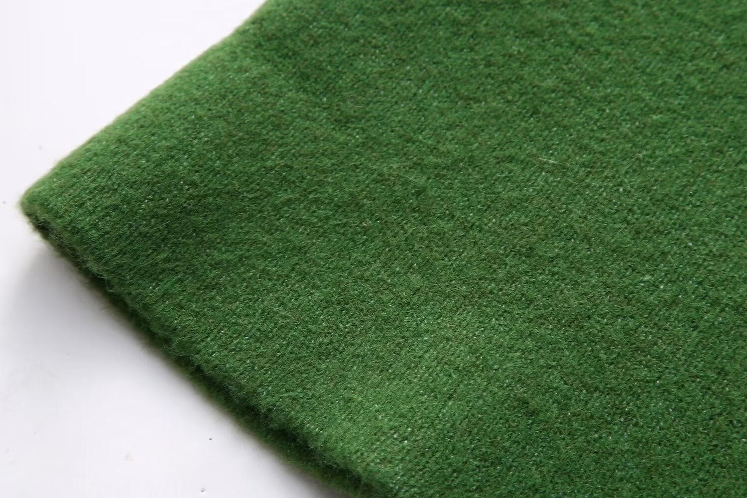Green Knitted Loose Ribbed Set