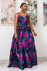 Fundua Backless Maxi Dress