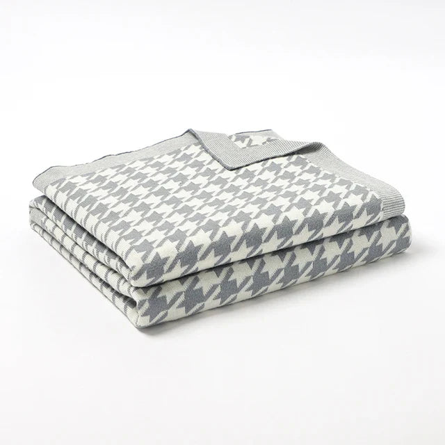 Baby Blankets Super Soft Newborn Girls Boys Swaddle Wrap Quilts Plaid Toddler Infant Stroller Bedding Cotton Knitted Blanket