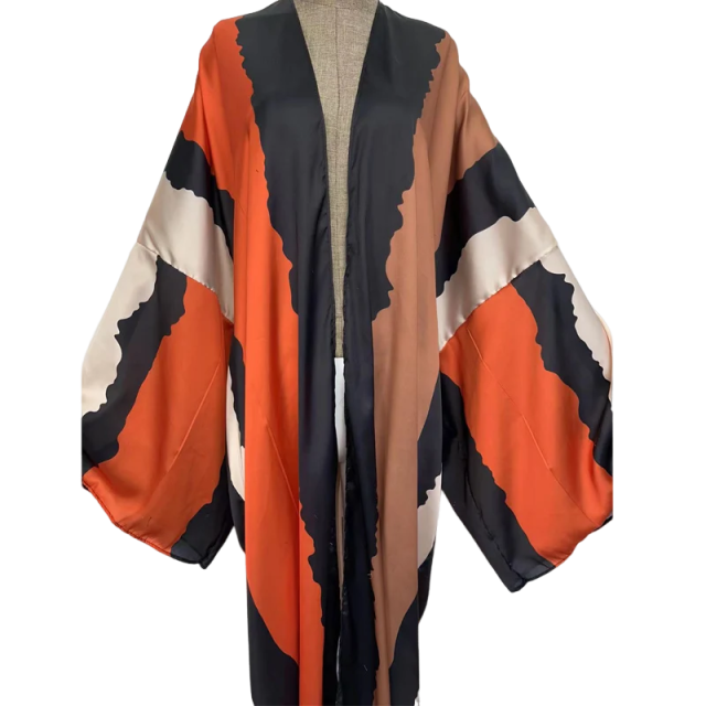 Loose Long Kimono  Cardigan - WINI