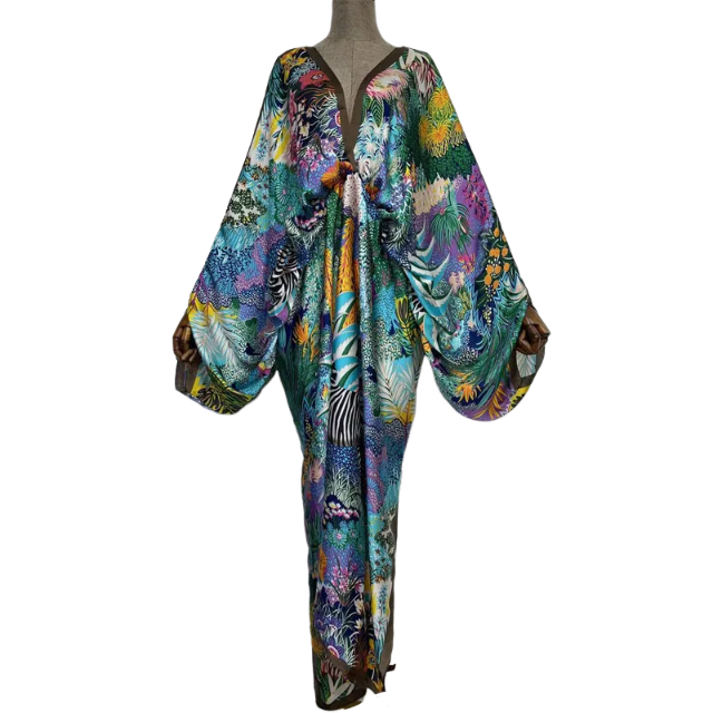 Chic Elegance Kaftan Dress - WINI