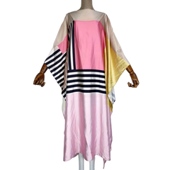 Elegant Silk Kaftan Dress - WINI
