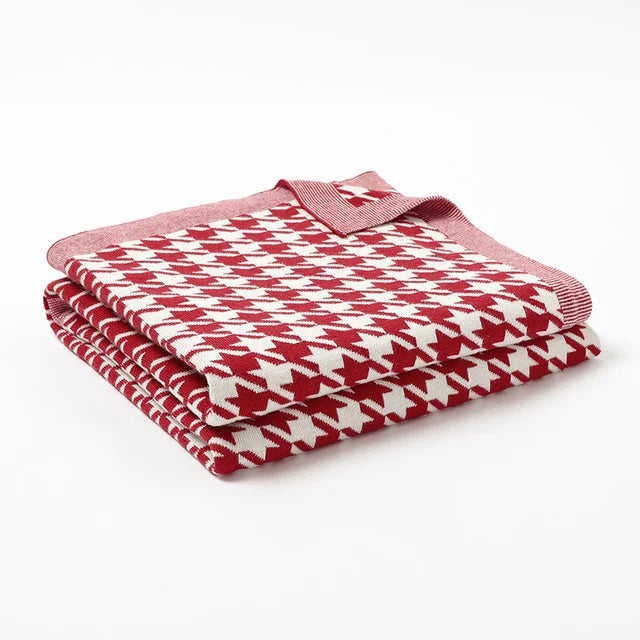 Baby Blankets Super Soft Newborn Girls Boys Swaddle Wrap Quilts Plaid Toddler Infant Stroller Bedding Cotton Knitted Blanket