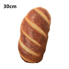 Bread Design Plush Throw Cushion Soft Washable Removable Pillow Kids Room Gift Stuffed Toy Home Decorative