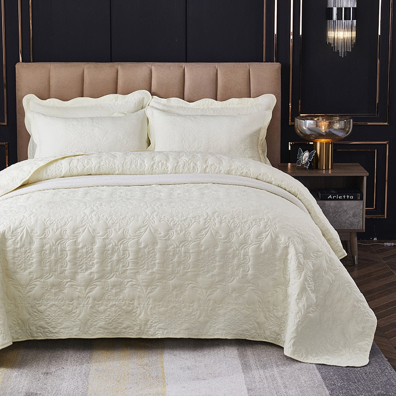 Bedspread on Bed Quilt Set Queen Size 3PCS/1PC Quilted Blanket on Bed 220x240cm Bed Cover Coverlet for All Season