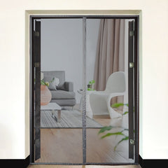 Magnetic Screen Door Curtain Anti-Mosquito Net Fly Insect Screen Mesh Automatic Closing Custom Size Easy Installation