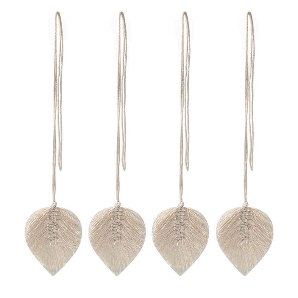 Boho Fringe Curtains Accessories Macrame CurtainTiebacks With Bead Decorative Curtain Rope Farmhouse Decor for Room Decoration