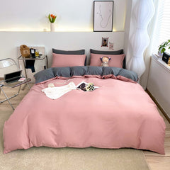 Duvet Cover Solid Color Quilt Cover Tibetan Green King Size Comforter Cover High Quality Skin Friendly Fabric Bedding Cover