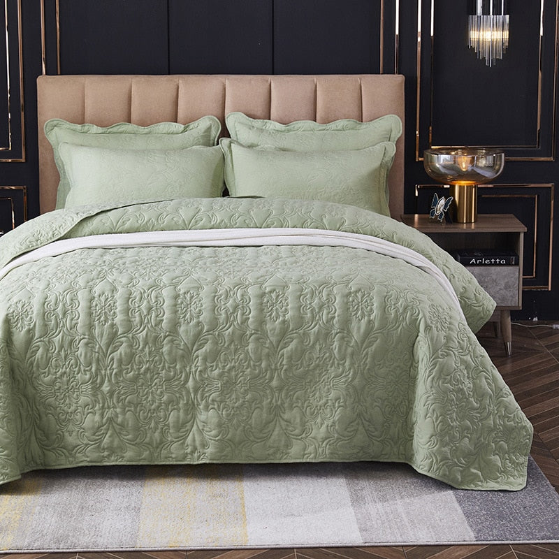 Bedspread on Bed Quilt Set Queen Size 3PCS/1PC Quilted Blanket on Bed 220x240cm Bed Cover Coverlet for All Season