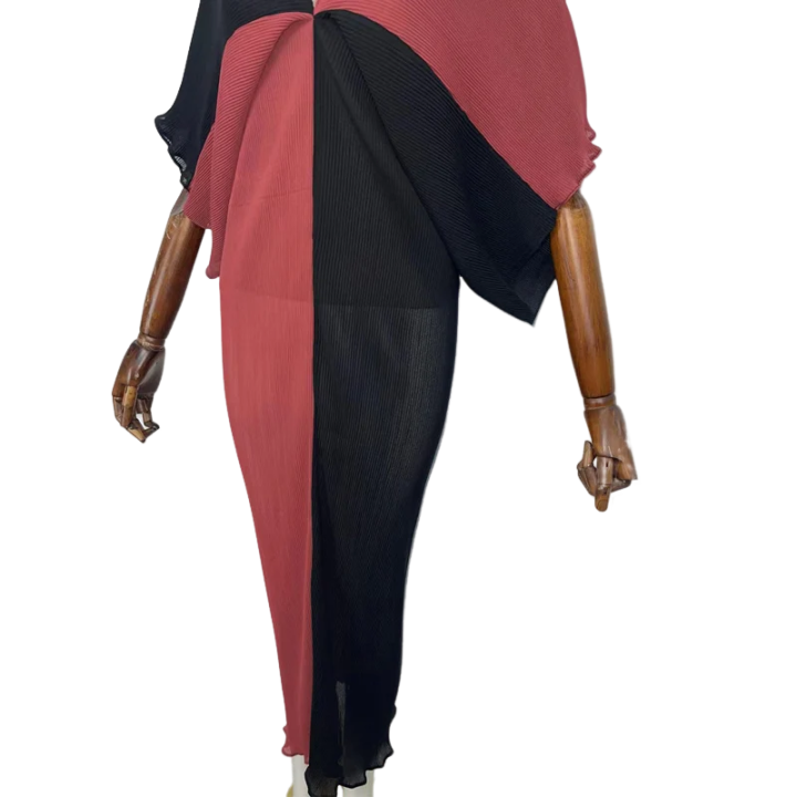 Comfy Two Tone Kaftan Dress - WINI