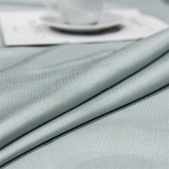 Newest Products Pure Color Embroidered ice Silk Mat Bed Cover fitted sheet Pillowcases 3 pcs Luxury Bedding Silver Gray