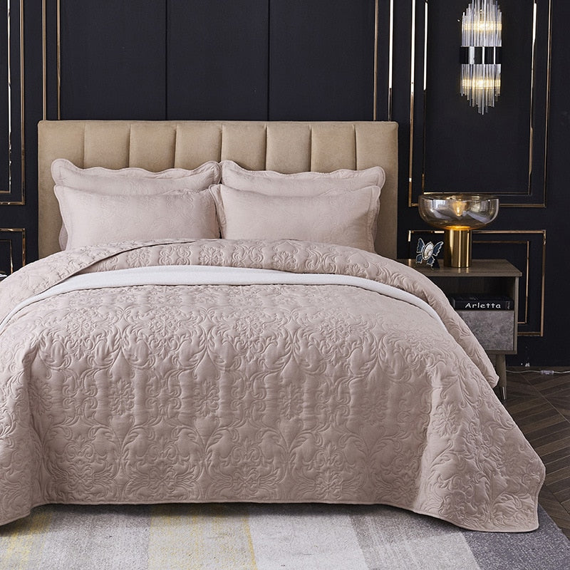 Bedspread on Bed Quilt Set Queen Size 3PCS/1PC Quilted Blanket on Bed 220x240cm Bed Cover Coverlet for All Season