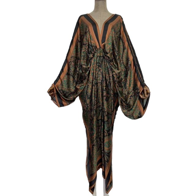 Chic Elegance Kaftan Dress - WINI