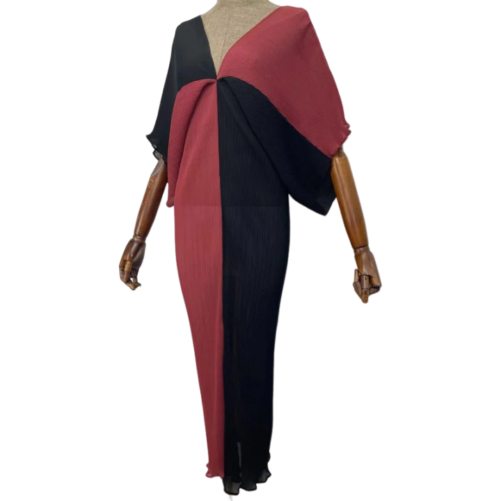Comfy Two Tone Kaftan Dress - WINI