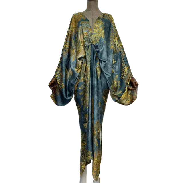 Chic Elegance Kaftan Dress - WINI