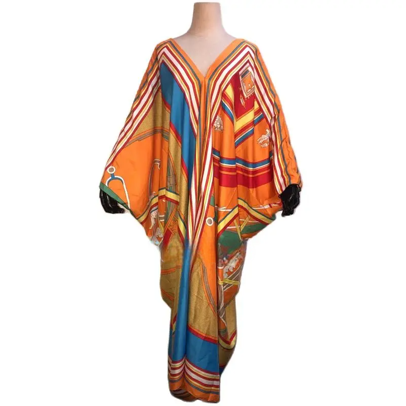 Elegant Vibrant Kaftan Dress - WINI