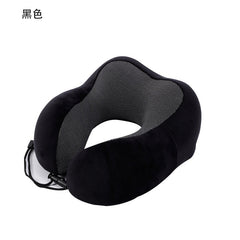 Memory Foam U Shaped Neck Pillows Soft Slow Rebound Space Travel Pillow Neck Healthcare Airplane Travel Headrest Unisex Cushion