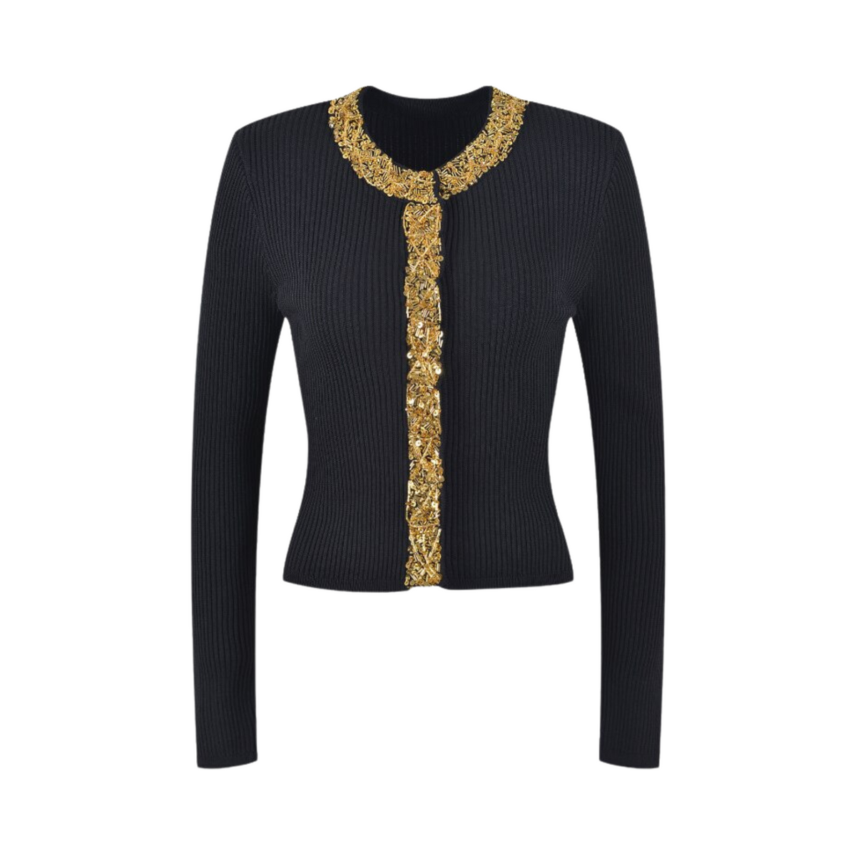 Pre Order:  Beaded Sequined Knit Cardigan