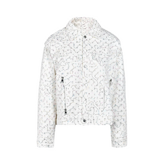 Sequins Overstitch Deco Denim Jacket