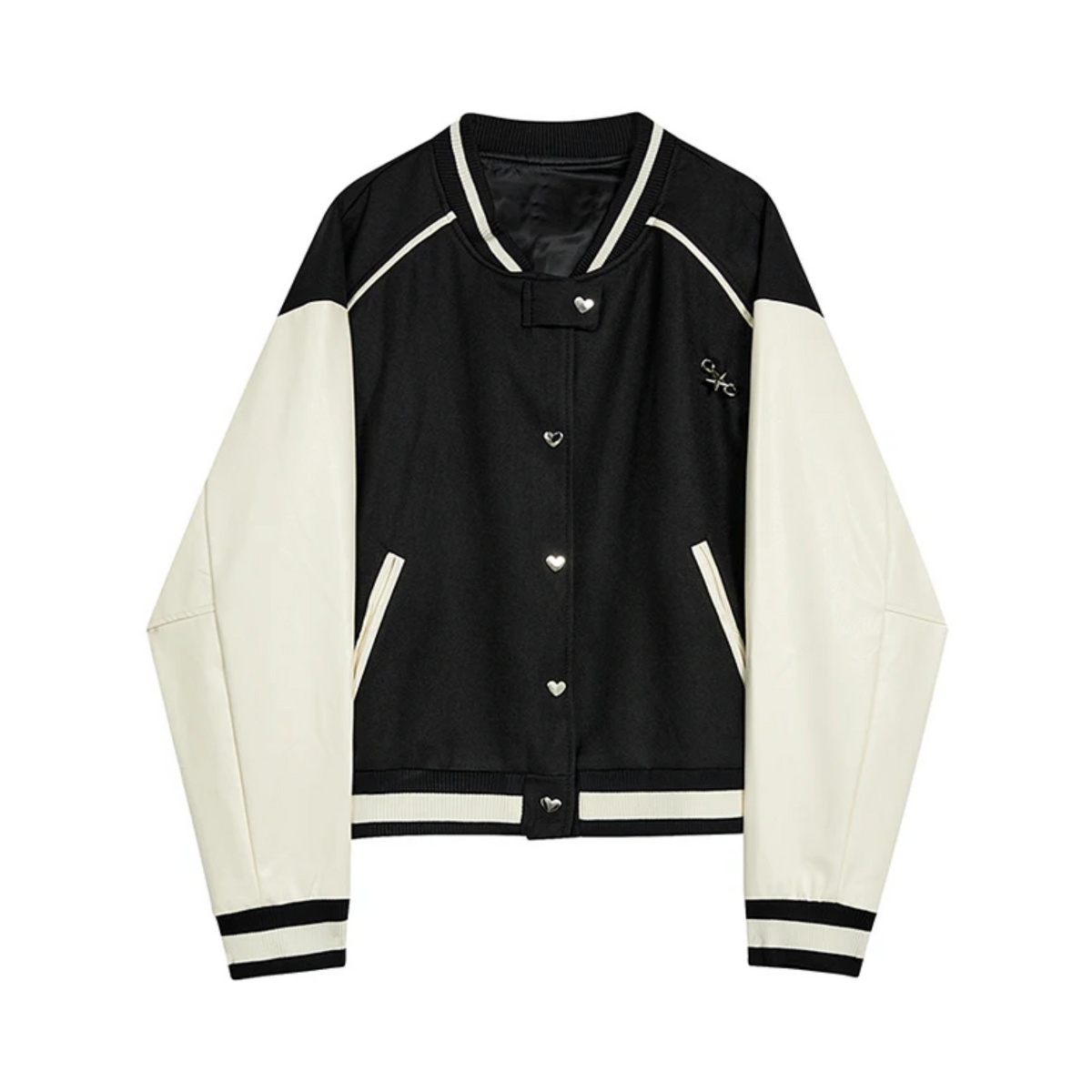 Heart Buttons Color Contrast Jacket
