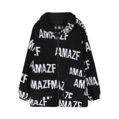 Amaze Zip-Up Faux Fur Jacket