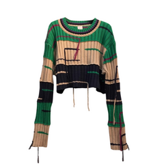 String Stripes Knitted Sweater