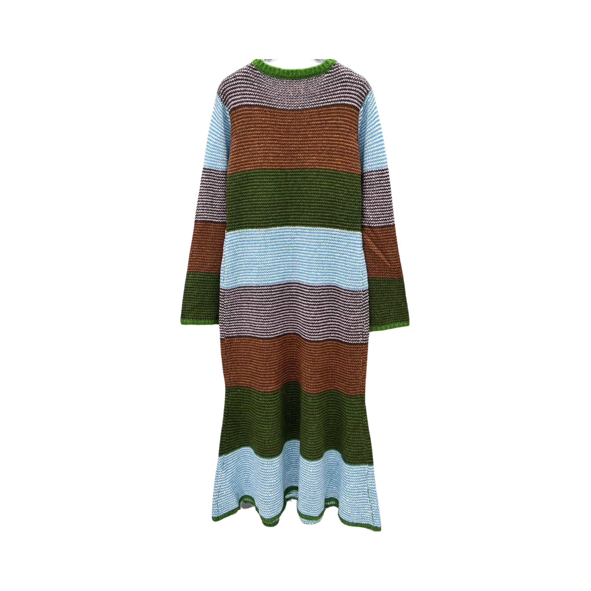 Multicolor Loose Fit Knitted Dress