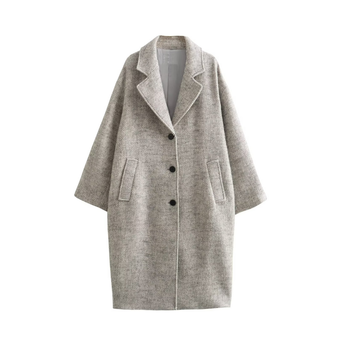 Single Breasted Midi Trench Coat