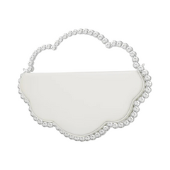 Crystal Cloud Faux Leather Bag