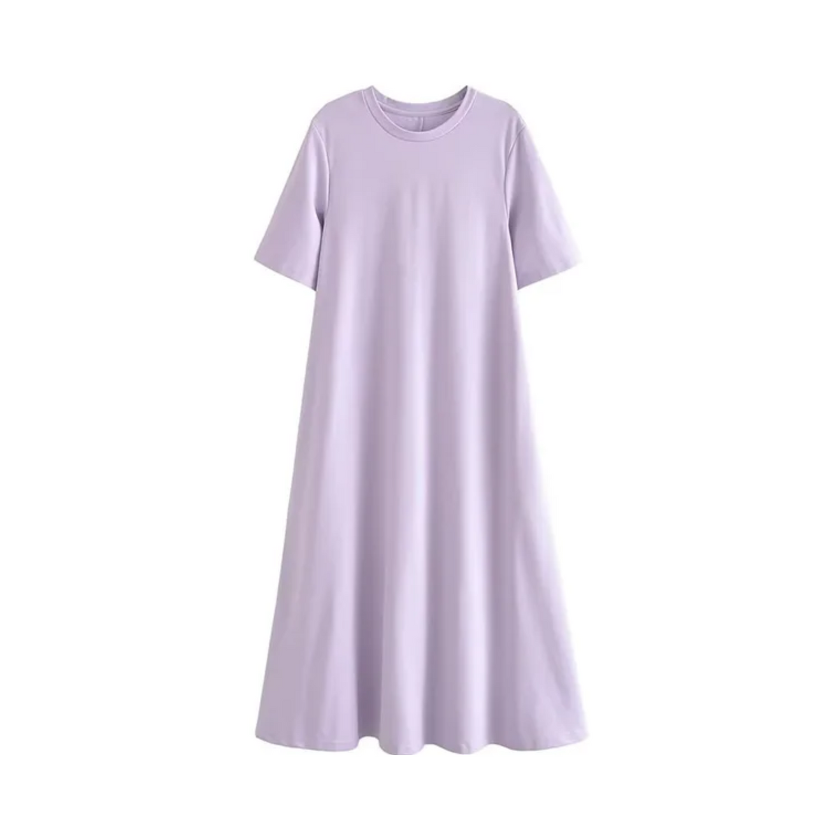 Classic Cotton Midi Shirt Dress