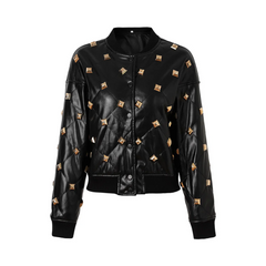 Diamond Quilted Press Studs Jacket