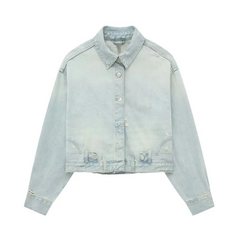 Reconstructed Jeans Denim Jacket