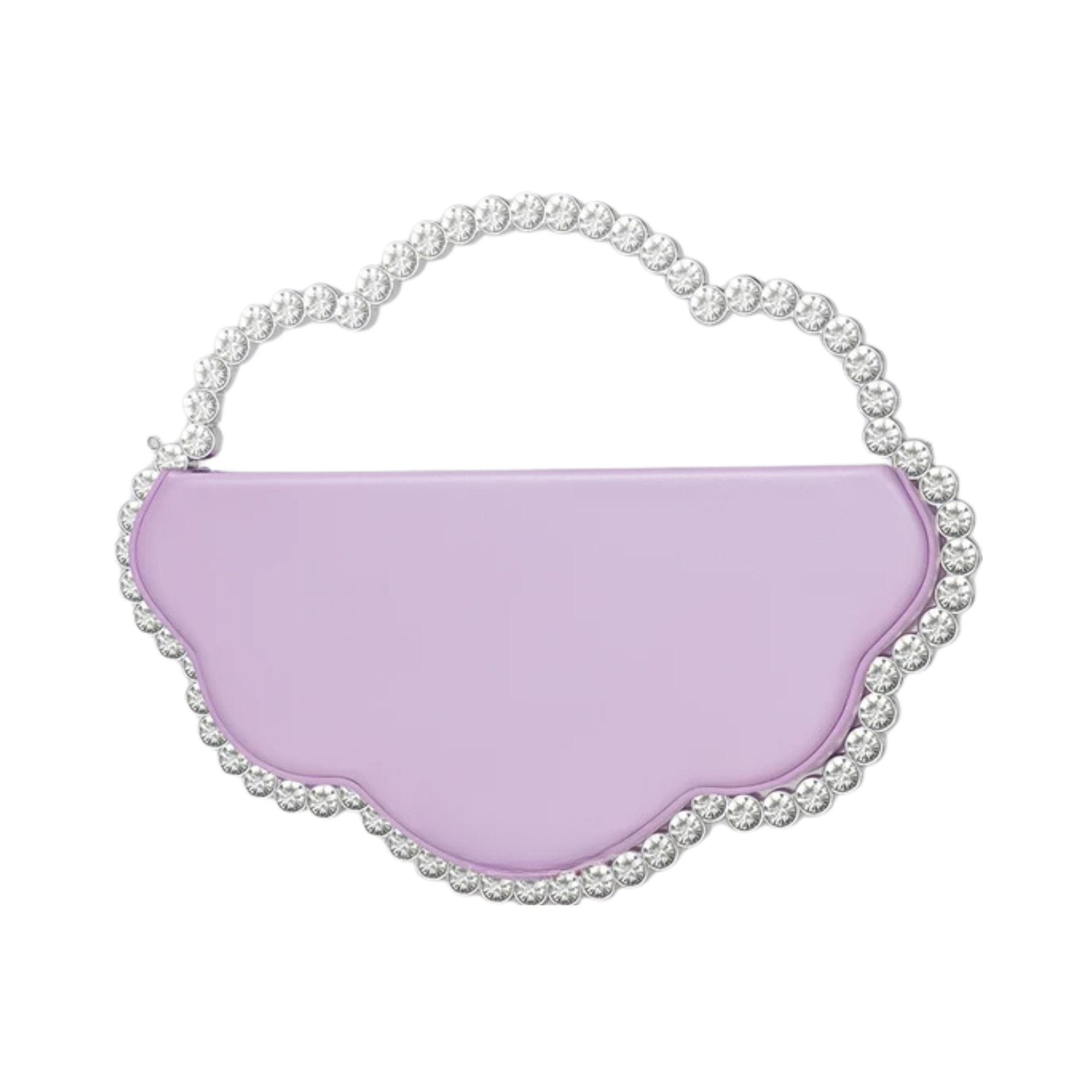 Crystal Cloud Faux Leather Bag