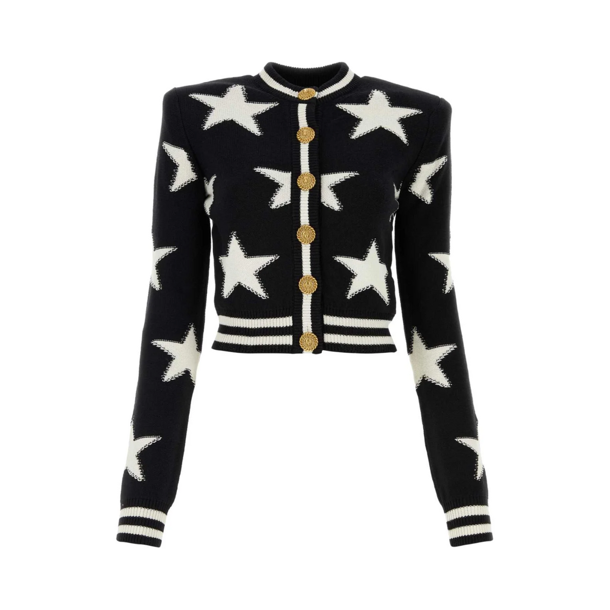 Stars Stripes Knitted Cardigan